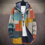Tessa - Muted Patchwork Jacket, front view