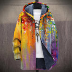 Agnes - Watercolour Cherry Blossom Jacket, front view