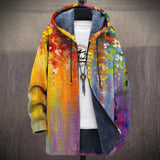 Agnes - Watercolour Cherry Blossom Jacket, front view