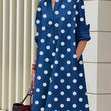 Jody shirt dress in Blue, view 4