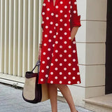 Jody shirt dress in Red, view 3