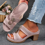Claire Embellished Orthopaedic Sandals in Pink, view 9