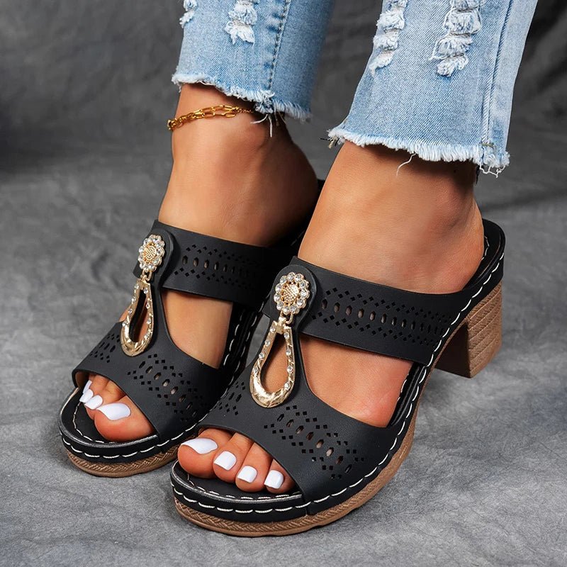Claire Embellished Orthopaedic Sandals, view 5