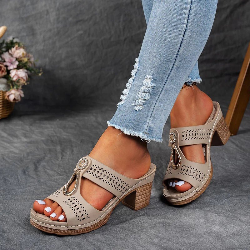 Claire Embellished Orthopaedic Sandals, view 2
