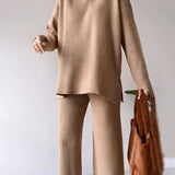 Serene elegant knit two-piece set, view 9