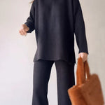 Serene elegant knit two-piece set, view 8