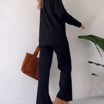 Serene elegant knit two-piece set, view 7