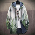 Maureen - Green Misty Forest Jacket, front view