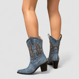 Verity | Denim Orthopaedic Ankle Boots