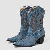 Verity | Denim Orthopaedic Ankle Boots