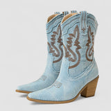Verity | Denim Orthopaedic Ankle Boots
