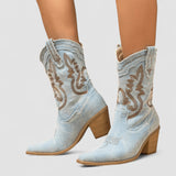 Verity | Denim Orthopaedic Ankle Boots