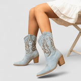 Verity | Denim Orthopaedic Ankle Boots