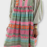 Giselora striped summer dress, view 5