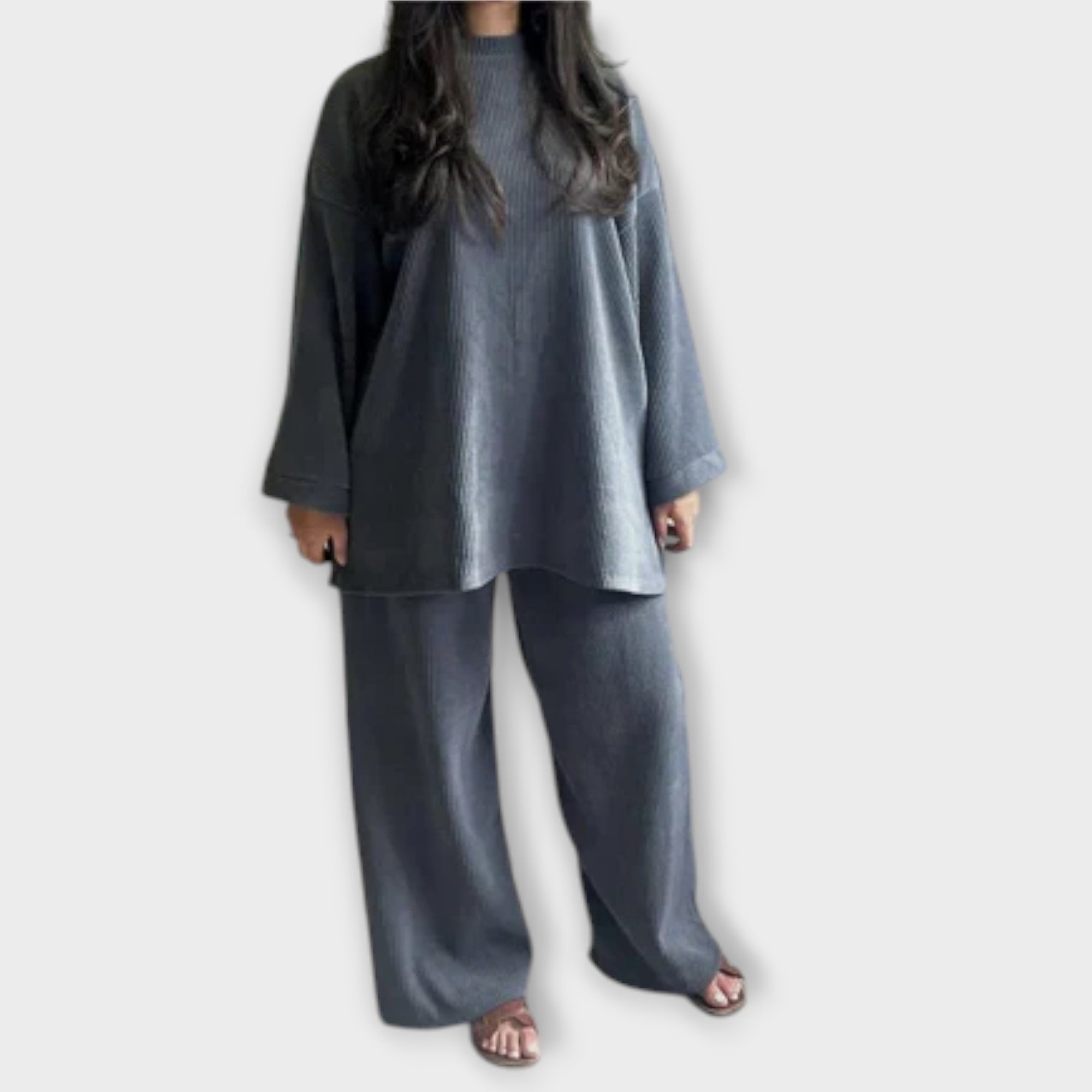 Gemma - Plus Size Ribbed Set