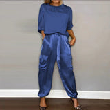 Elly casual two-piece set in Blue, view 2