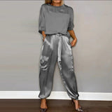Elly casual two-piece set in Grey, view 4