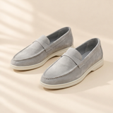 Ava casual comfort slip-ons in Light Grey, view 4