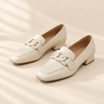 Monika orthopaedic buckle loafers in Beige, view 3
