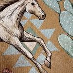 Kathryn horse and cactus print zip-up cardigan, view 4