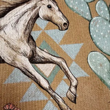 Kathryn horse and cactus print zip-up cardigan, view 4