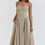 Rome corset midi dress, view 22