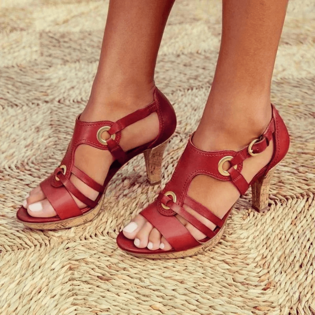 Elowen Block Heel Comfort Sandals, view 7