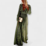 Elegant Polka Dot Dress, front view