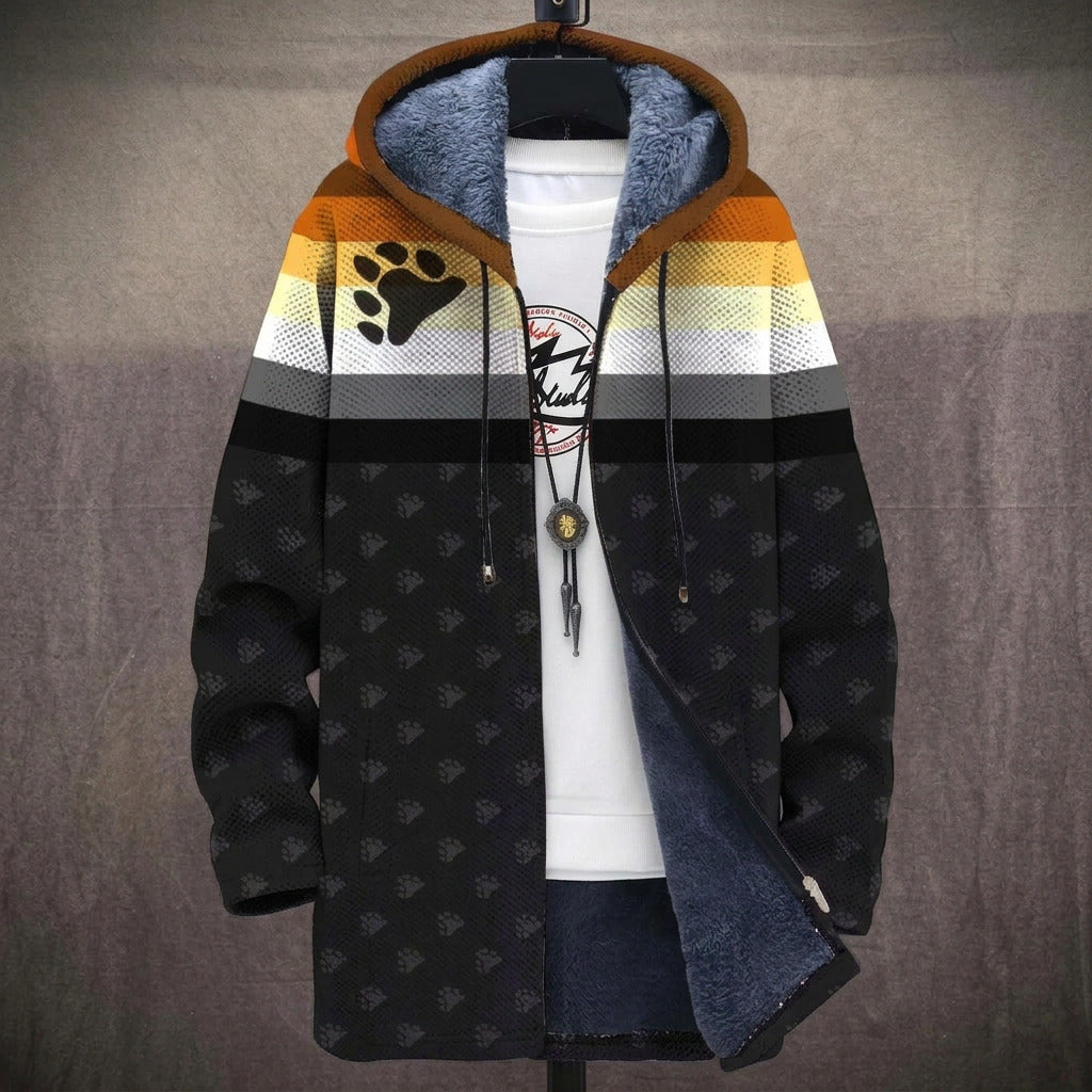 Wendy - Bear Paw Stripe Jacket, front view