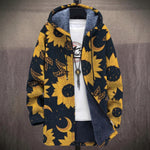 Veronica - Sunflowers and Moons Jacket, front view